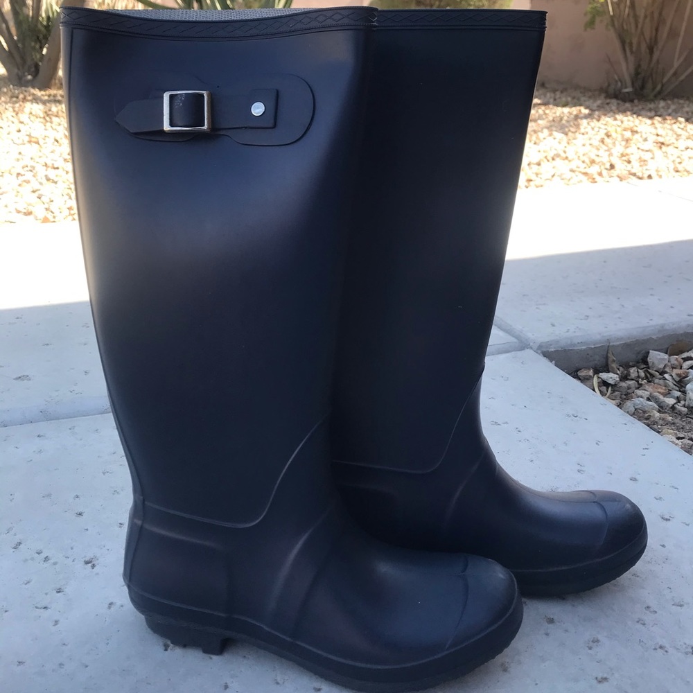 Bamboo, Size 10, Navy Padinton Rain Boots